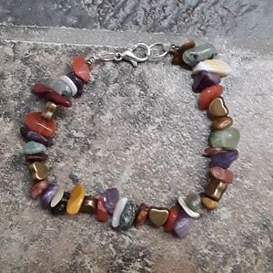 Colorful Stone Beaded Bracelet
